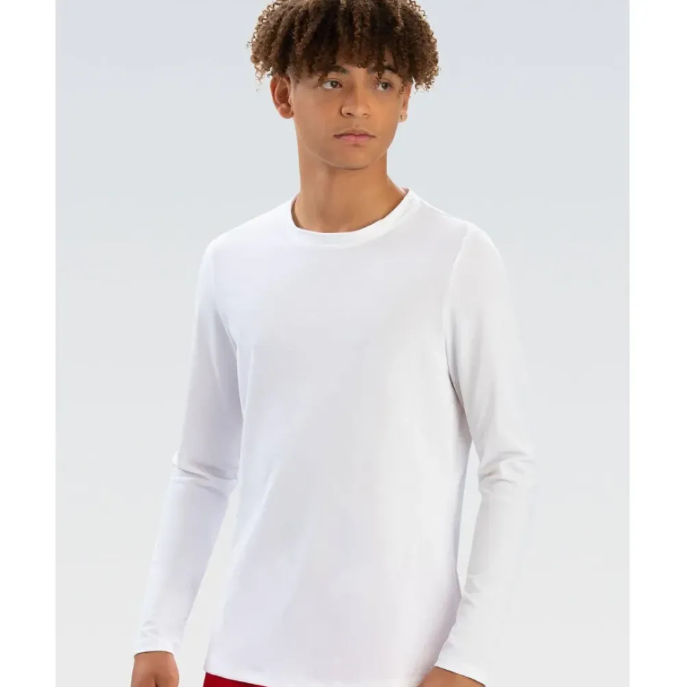 Dolfin Men's Crew Neck Long Sleeve Rash Guard Best