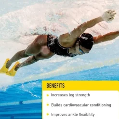 Finis Zoomers Gold Short Blade Swim Fins Hot