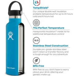 HYDRO FLASK Standard Mouth Bottle w/ Flex Cap - 21 Oz Sale