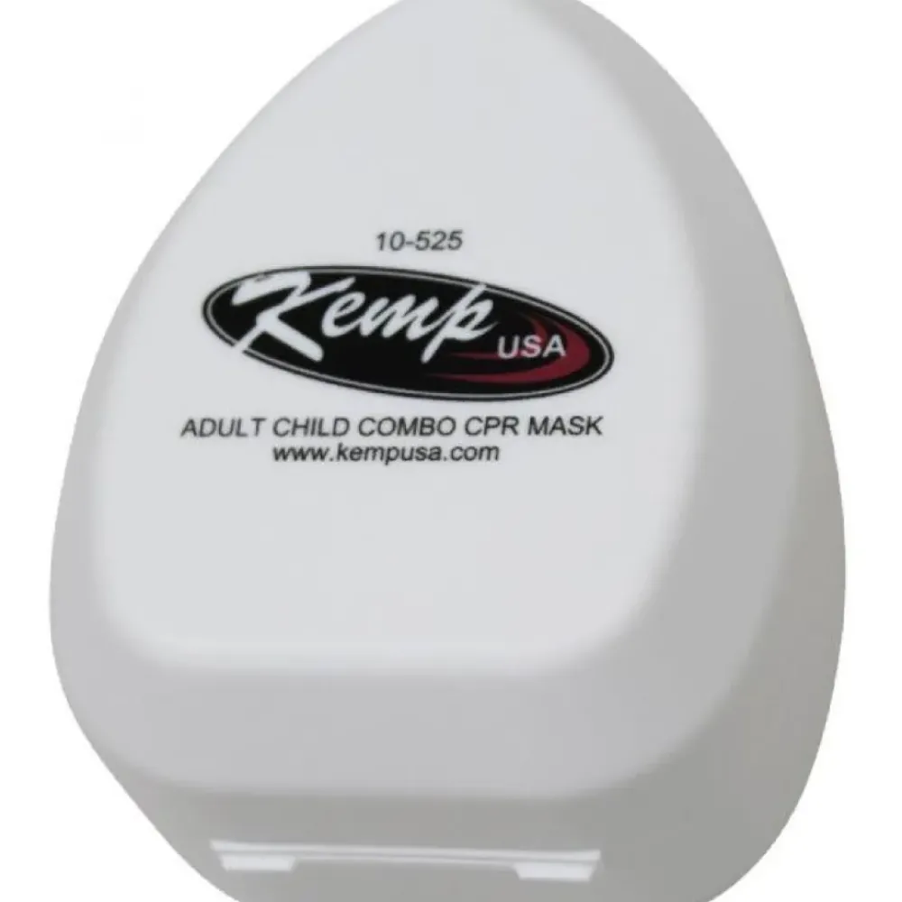 Kemp USA Adult Child Combo CPR Mask w/ Gloves And Wipes In Hard Case Online