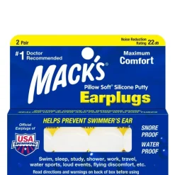 Mack's Pillow Soft Silicone Putty Earplugs - 2 Pair Discount