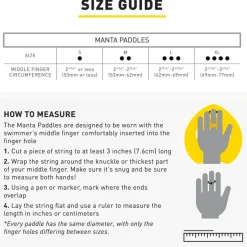 Finis Manta Swim Paddle Hot