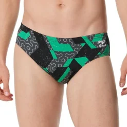 Speedo M Ruse Blocks Brief 7052266 320 Green New