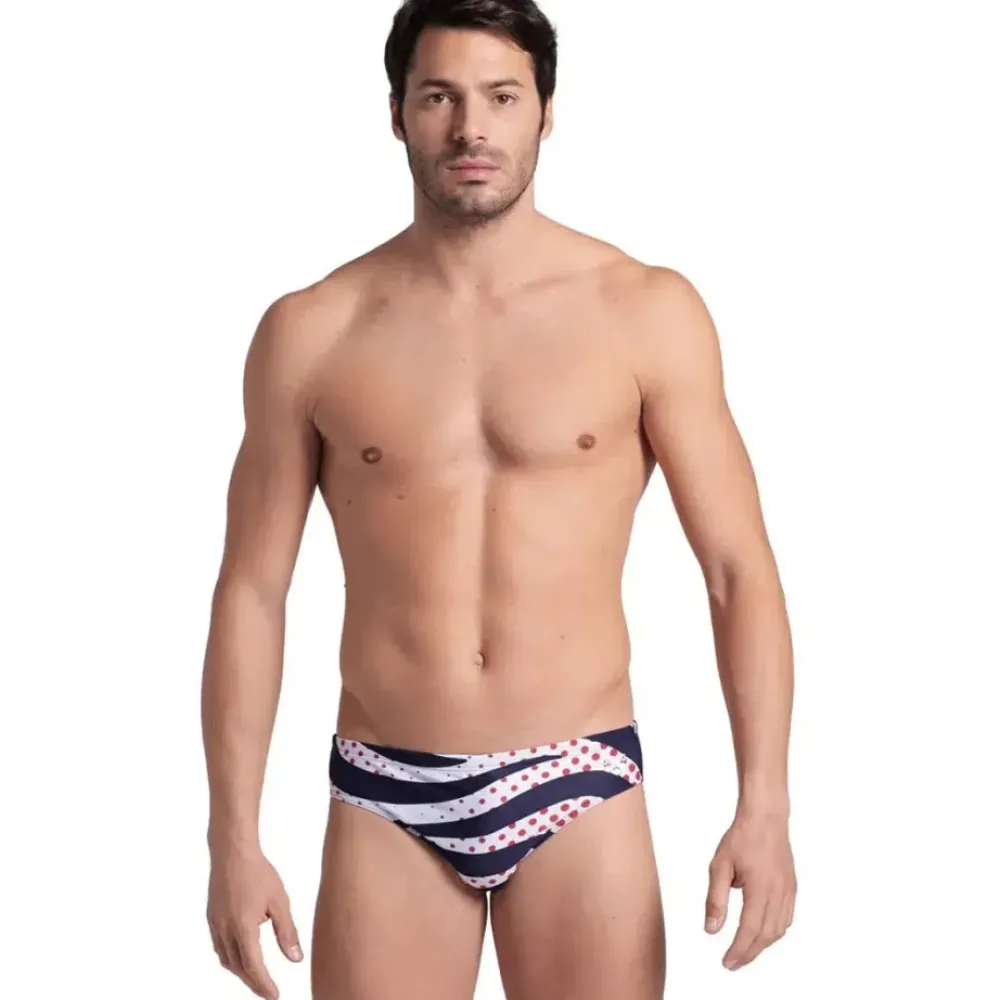 Arena Multi Stripes Swim Briefs Sale