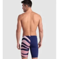 Arena Multi Stripes Swim Jammer 710 Navy-White-Multi Fashion