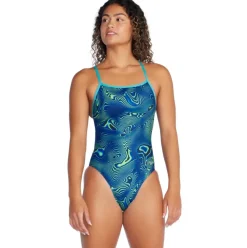 Speedo Neon Depths Tri Back 15332 Neon Depths-True Cobalt Clearance