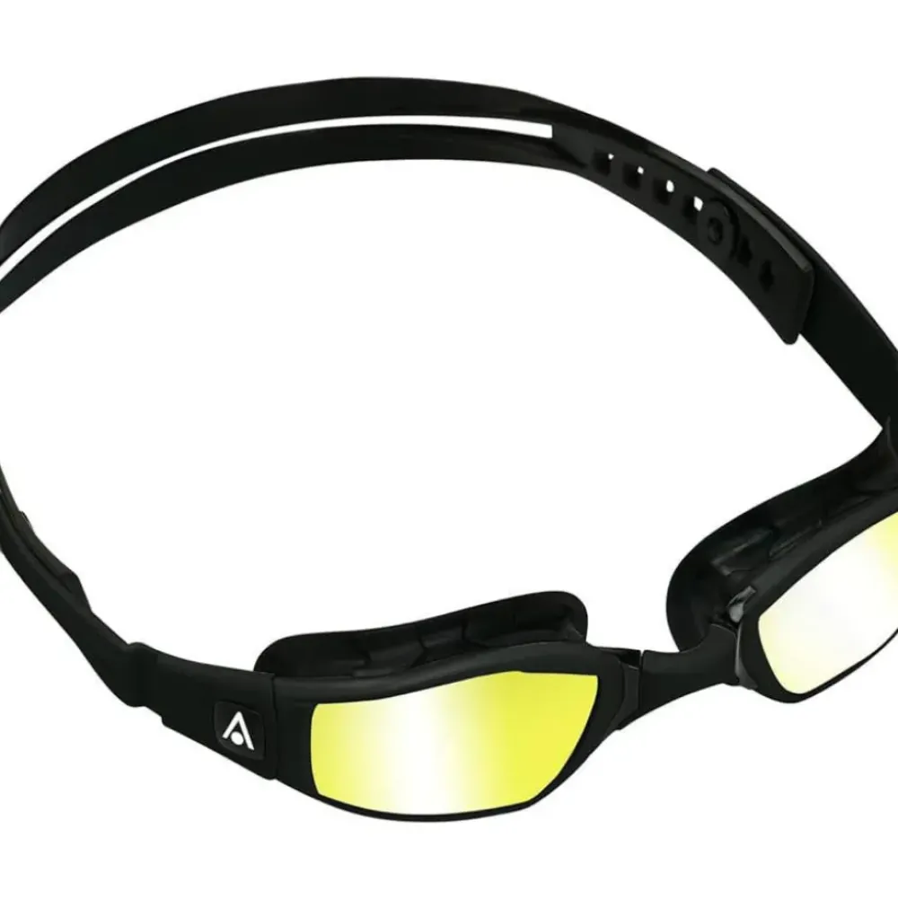 AQUASPHERE Ninja Swim Goggles - Mirrored Silver Titanium Mirrored New