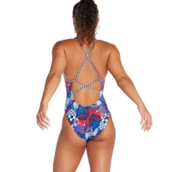 Speedo Printed Tri Back Overdrive New