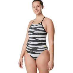 Speedo Contort Stripes Crossback Clearance