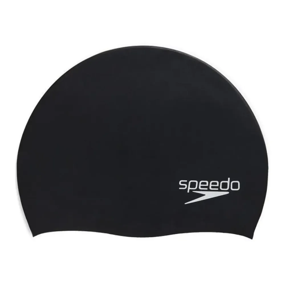 Speedo Elastomeric Solid Silicone Swim Cap Fashion