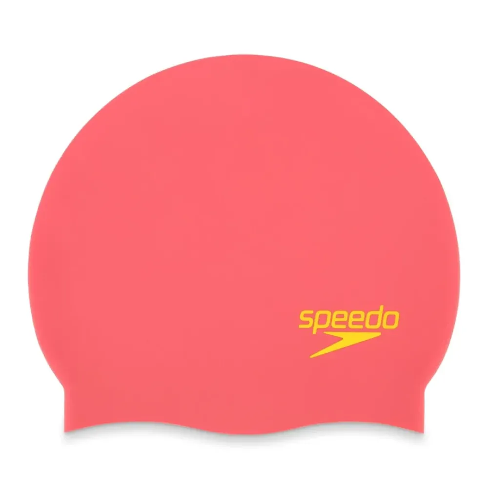 Speedo Elastomeric Solid Silicone Swim Cap Fashion