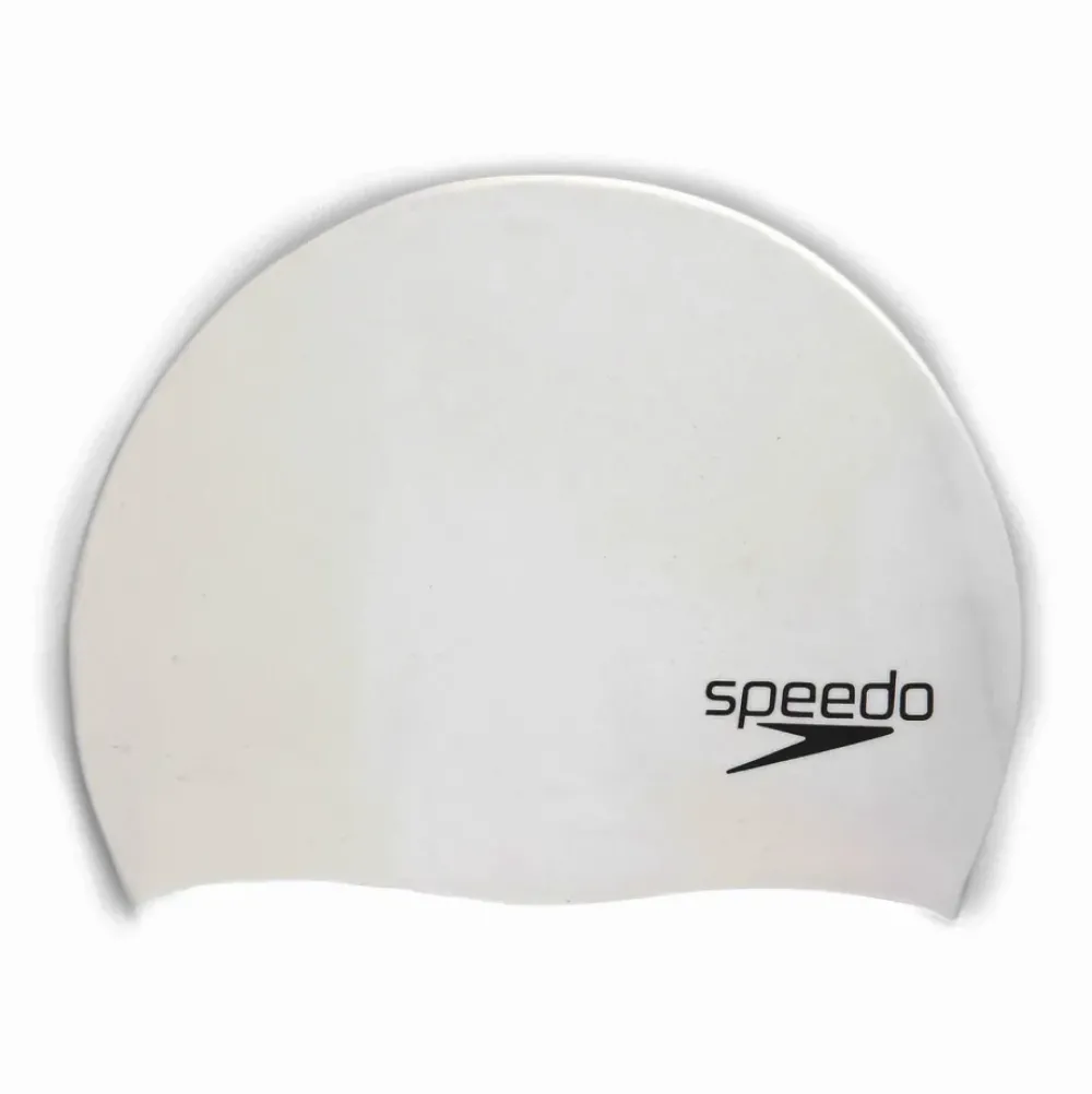 Speedo Elastomeric Solid Silicone Swim Cap Fashion