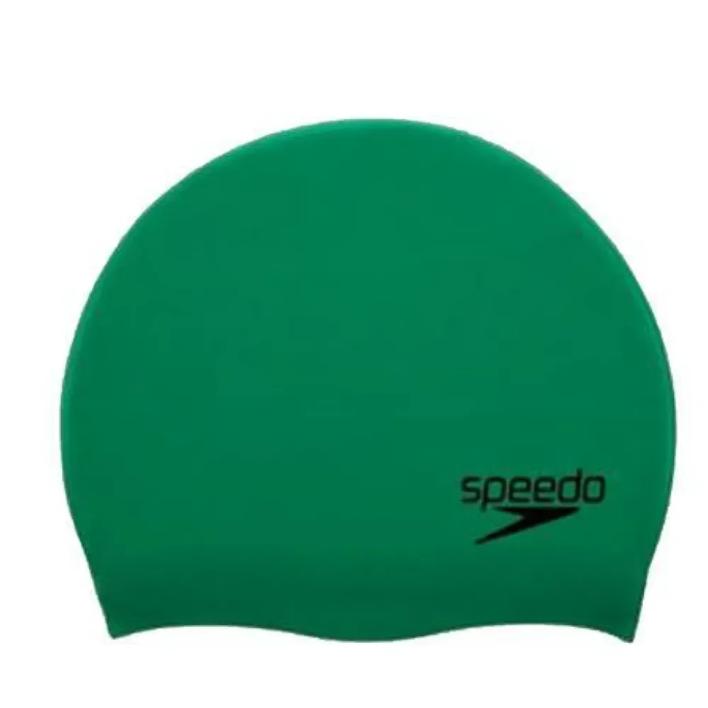Speedo Elastomeric Solid Silicone Swim Cap Fashion