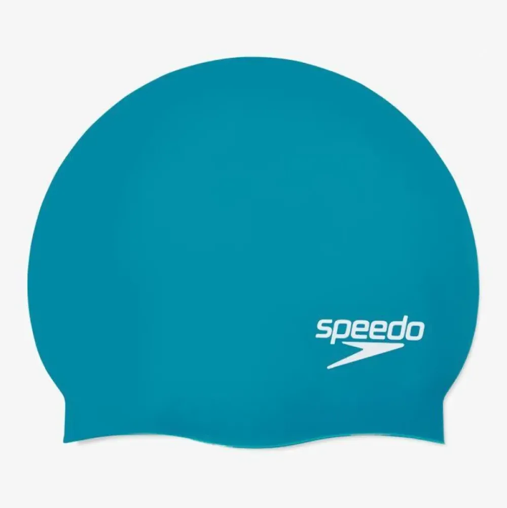 Speedo Elastomeric Solid Silicone Swim Cap Fashion