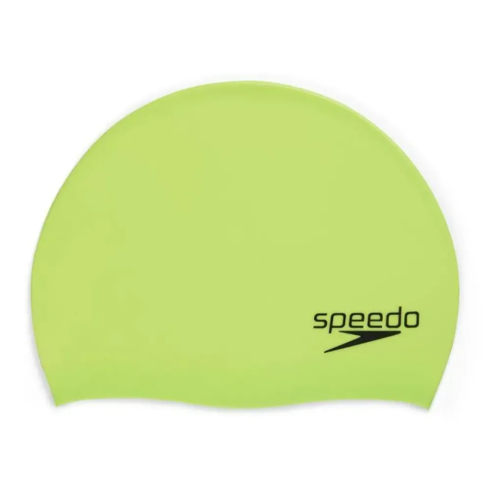 Speedo Elastomeric Solid Silicone Swim Cap Fashion