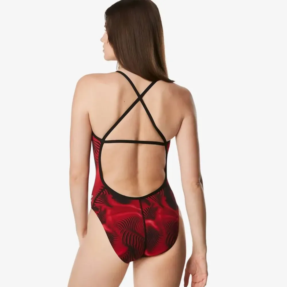 Speedo Fusion Vibe Cross Back Hot