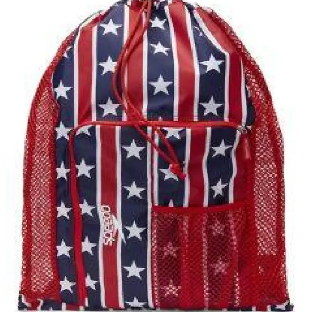 Speedo Printed Deluxe Ventilator Mesh Bag New