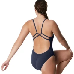 Speedo Solid Strappy Fixed Back Best
