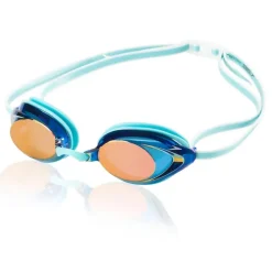 Speedo Women's Vanquisher 2.0 Mirrored Goggle New