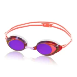 Speedo Women's Vanquisher 2.0 Mirrored Goggle New