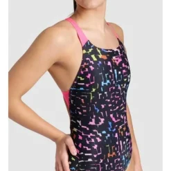 Arena W Mosaic Swimsuit Swim Pro Back Discount