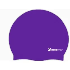 XTREME SWIM Solid Silicone Swim Cap New
